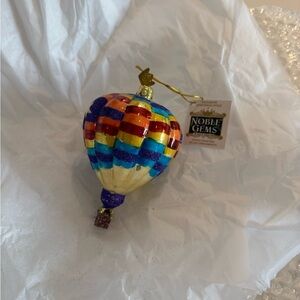 Noble Gems Hot Air Balloon Ornament